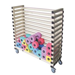 Carro material mancuernas Pvc