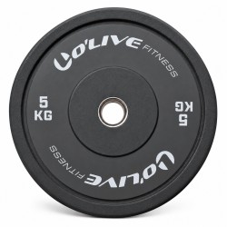 Disco Olímpico Bumper O'Live Fitness, 5 kg Gris