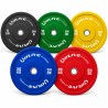 Disco Olímpico Bumper O'Live Fitness, 5 kg Gris