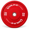 Disco Olímpico Bumper O'Live Fitness, 25 kg Rojo