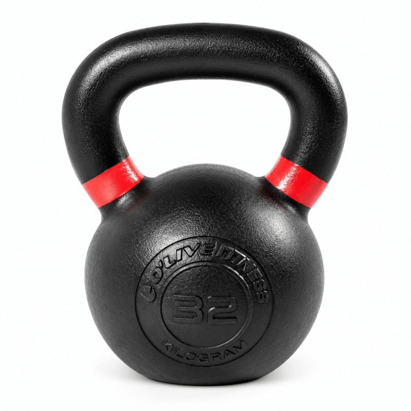 Kettlebell Cast Iron O'Live Fitness 32 Kg