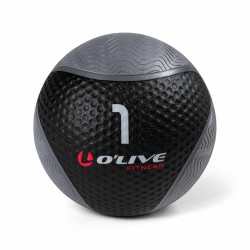 Balón Medicinal O’Live Fitness 1kg BLK EDT