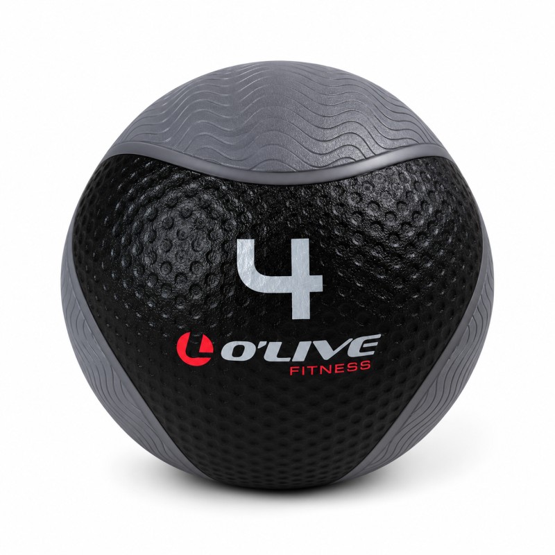 Balón Medicinal O’Live Fitness 4kg BLK EDT