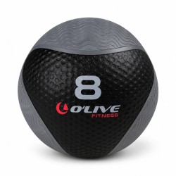Balón Medicinal O’Live Fitness 8kg BLK EDT