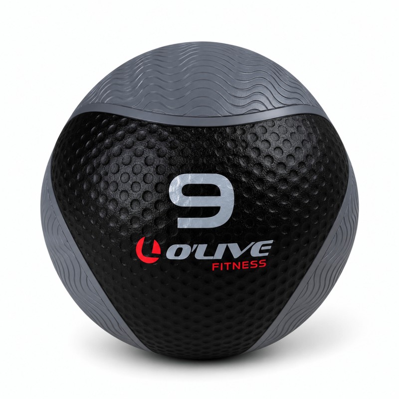 Balón Medicinal O’Live Fitness 9kg BLK EDT