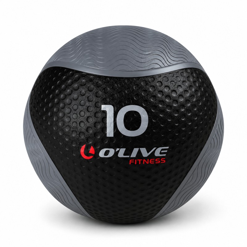 Balón Medicinal O’Live Fitness 10kg BLK EDT