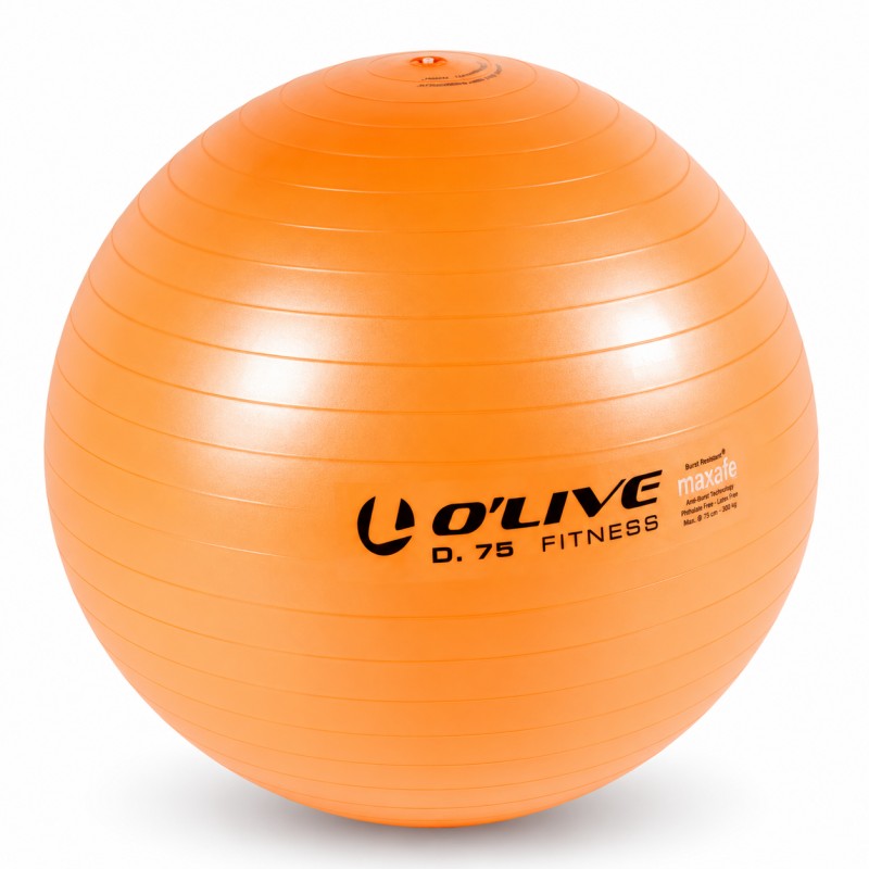 Fitness Ball O'Live Naranja, ø 75 cm