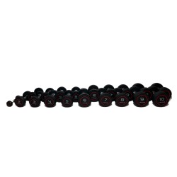 Kit de 10 pares de mancuernas Pro-Style O'Live (1 a 10 kg)